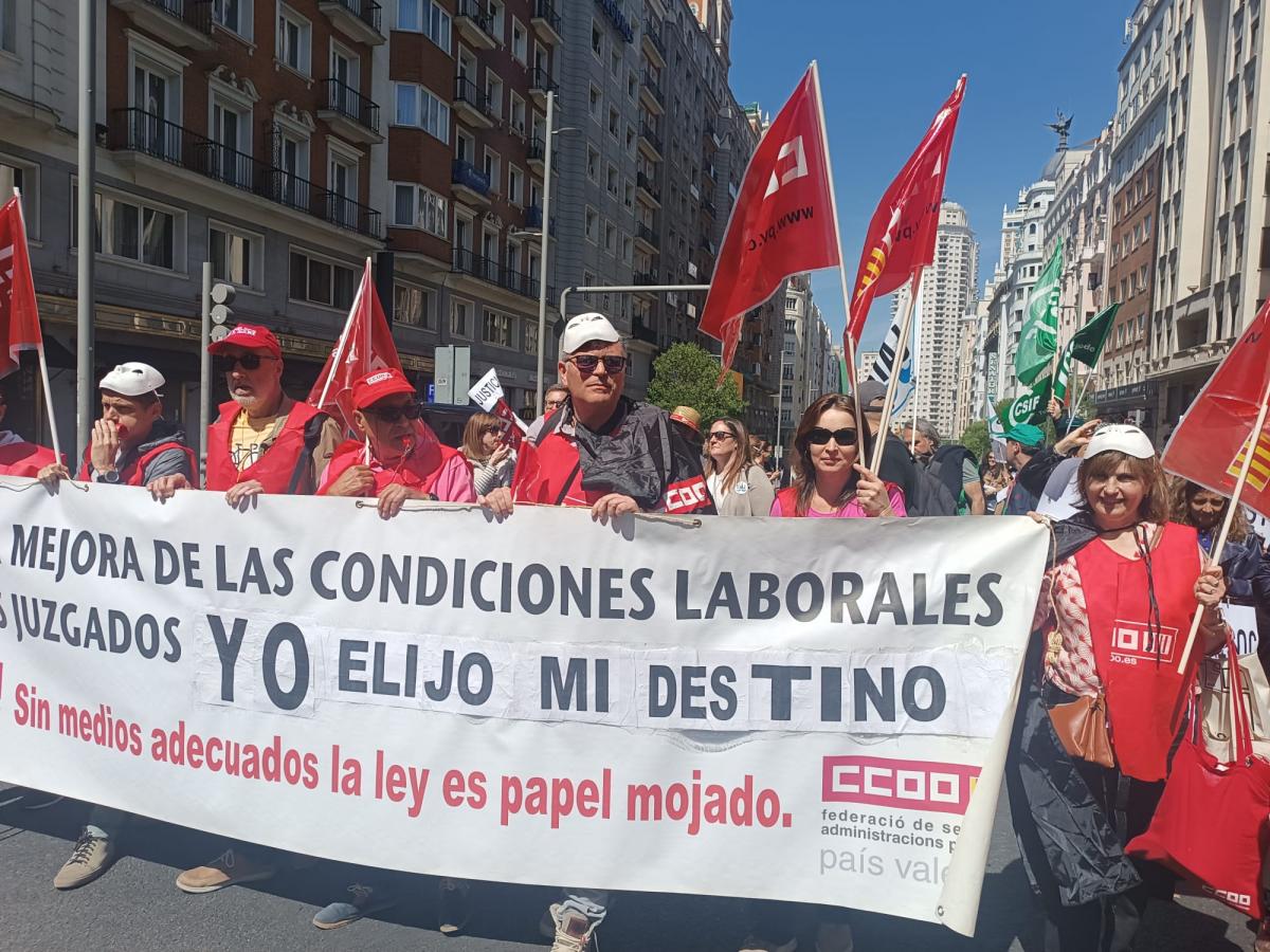 Huelga Justicia abril 2023