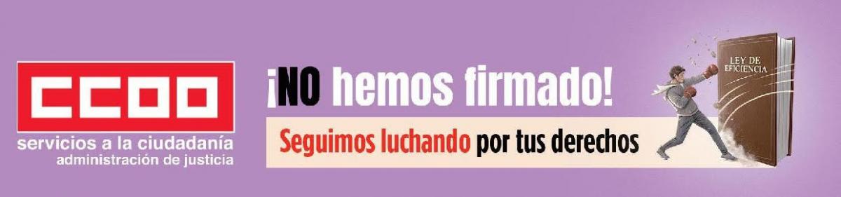 CCOO seguimos luchando por tus derechos 8M